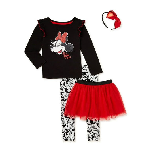 Set 4 Piezas Minnie Mouse