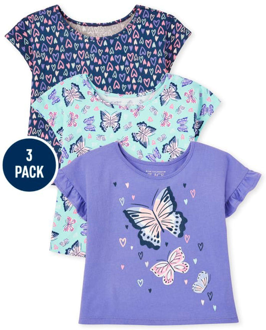 Set 3 Camisas Mariposas