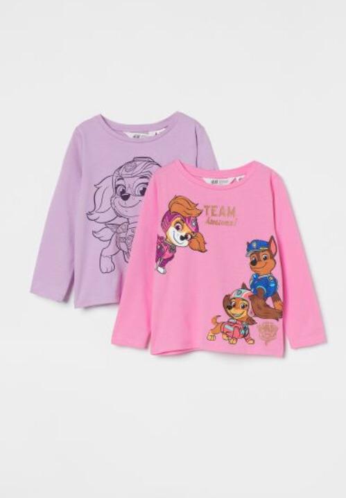 Set 2 Camisas Paw Patrol Niña