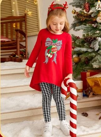 Set 2 piezas Navidad Niña