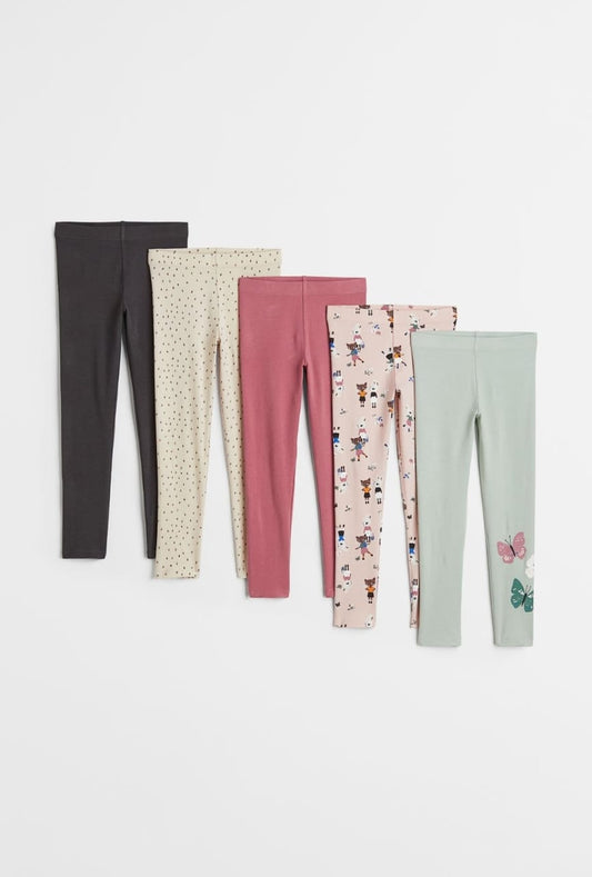 Set 5 Leggings Niña
