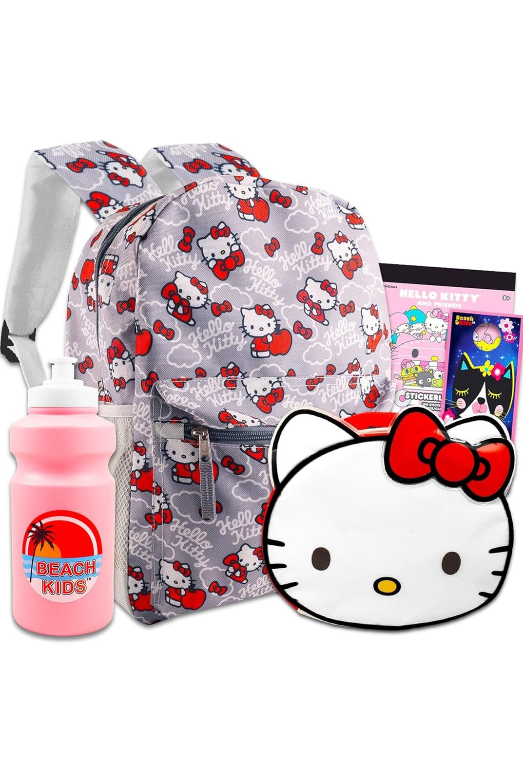 Set 5 Piezas Mochilas Hello Kitty