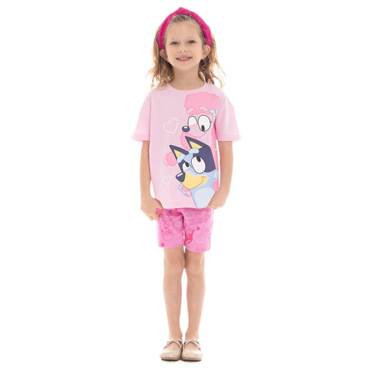 Set 2 Piezas Rosa Bluey