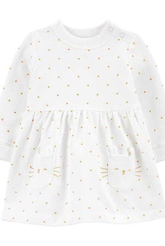 Vestido Blanco Bebe Niña