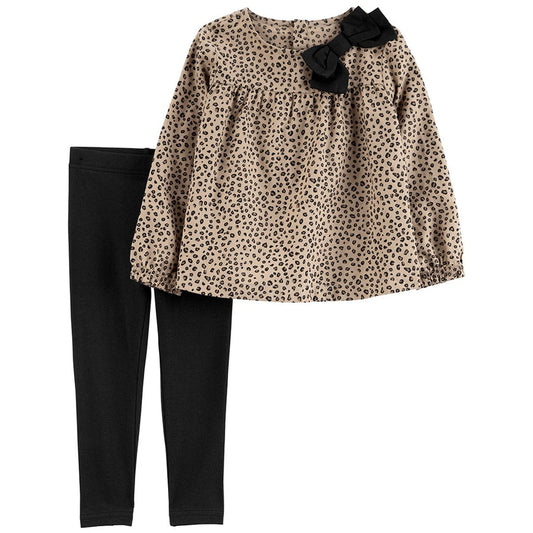 Set 2 Piezas Leopardo Niña