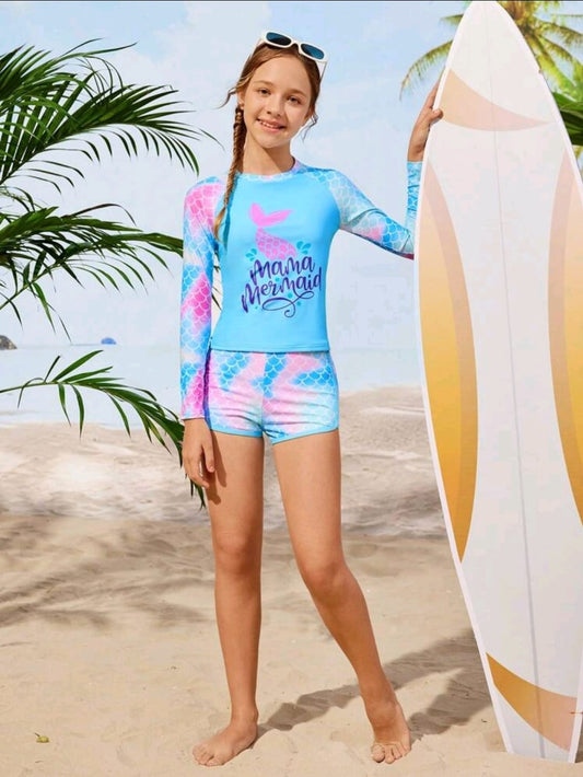Traje de Baño Sirena Niña