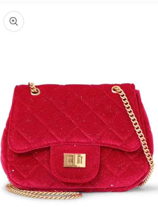 Cartera roja Niña