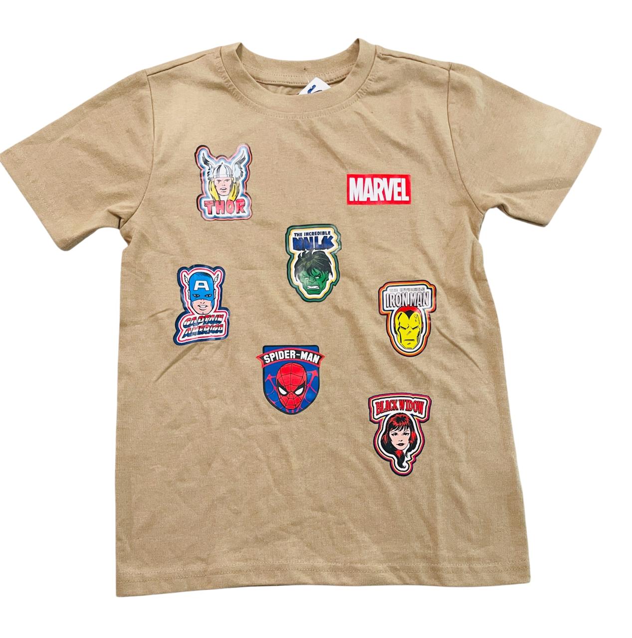 Camisa Cafe Avengers Niño