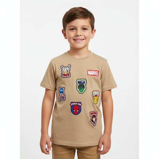 Camisa Cafe Avengers Niño