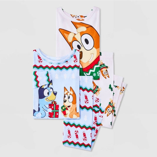 Set 2 Pijamas Bluey Navidad
