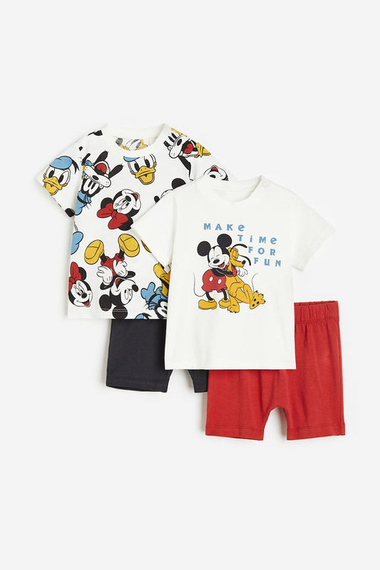 Set 4 piezas Mickey Mouse