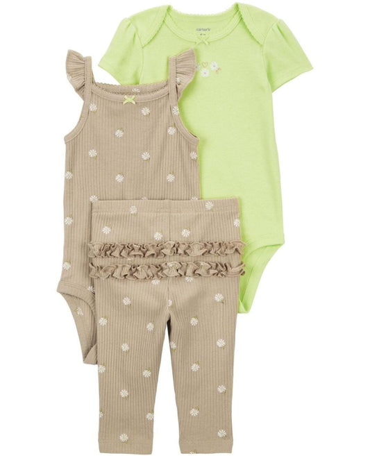 Set 3 piezas bebe niña