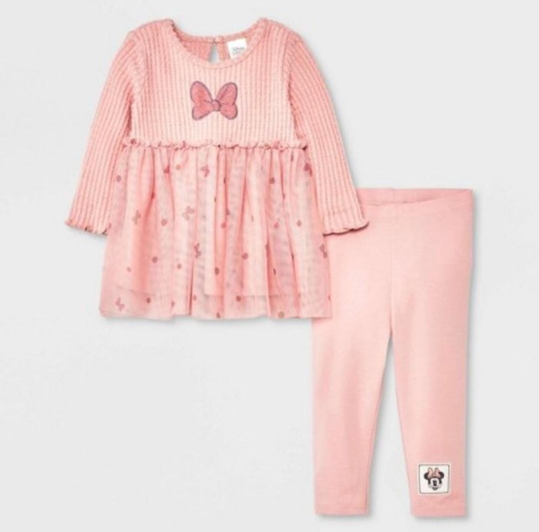 Set minnie mouse bebe niña