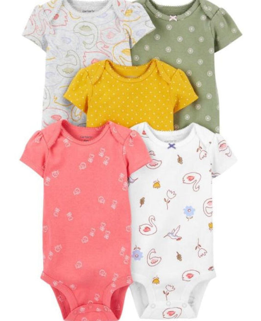 Set 5 mameluco bebe niña