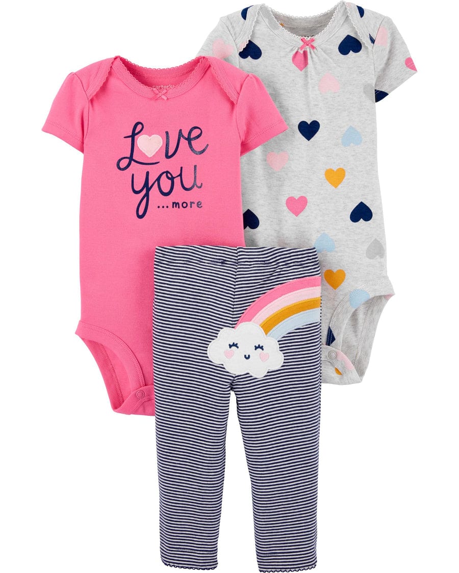 Set 3 piezas Bebe niña
