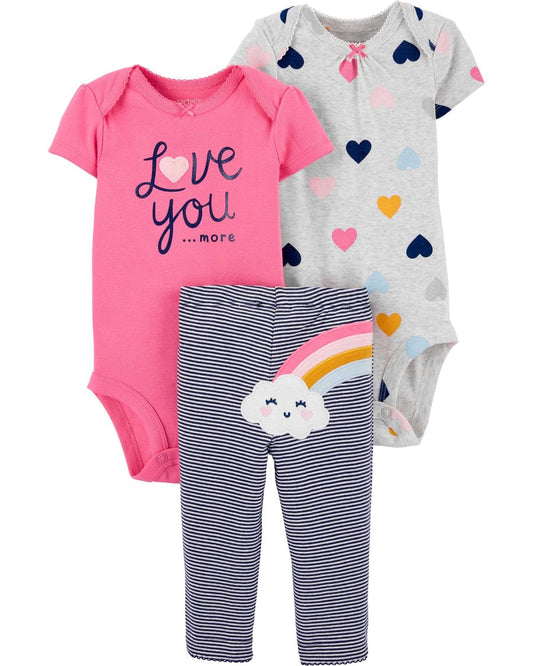 Set 3 piezas Bebe niña
