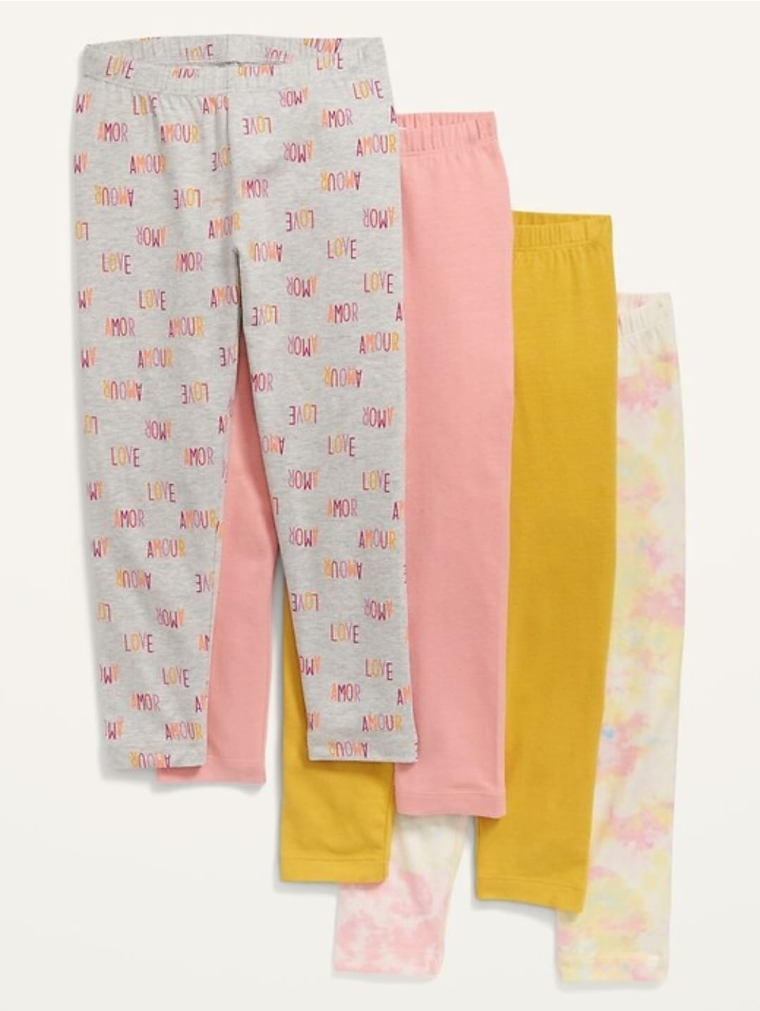 Set 4 leggins Niña