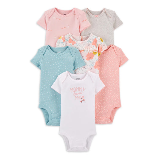 Set 6 mamelucos Niña