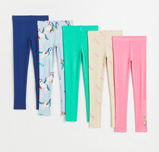 Set 5 Leggins Niña