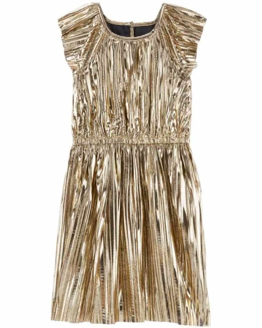 VESTIDO DORADO NIÑA