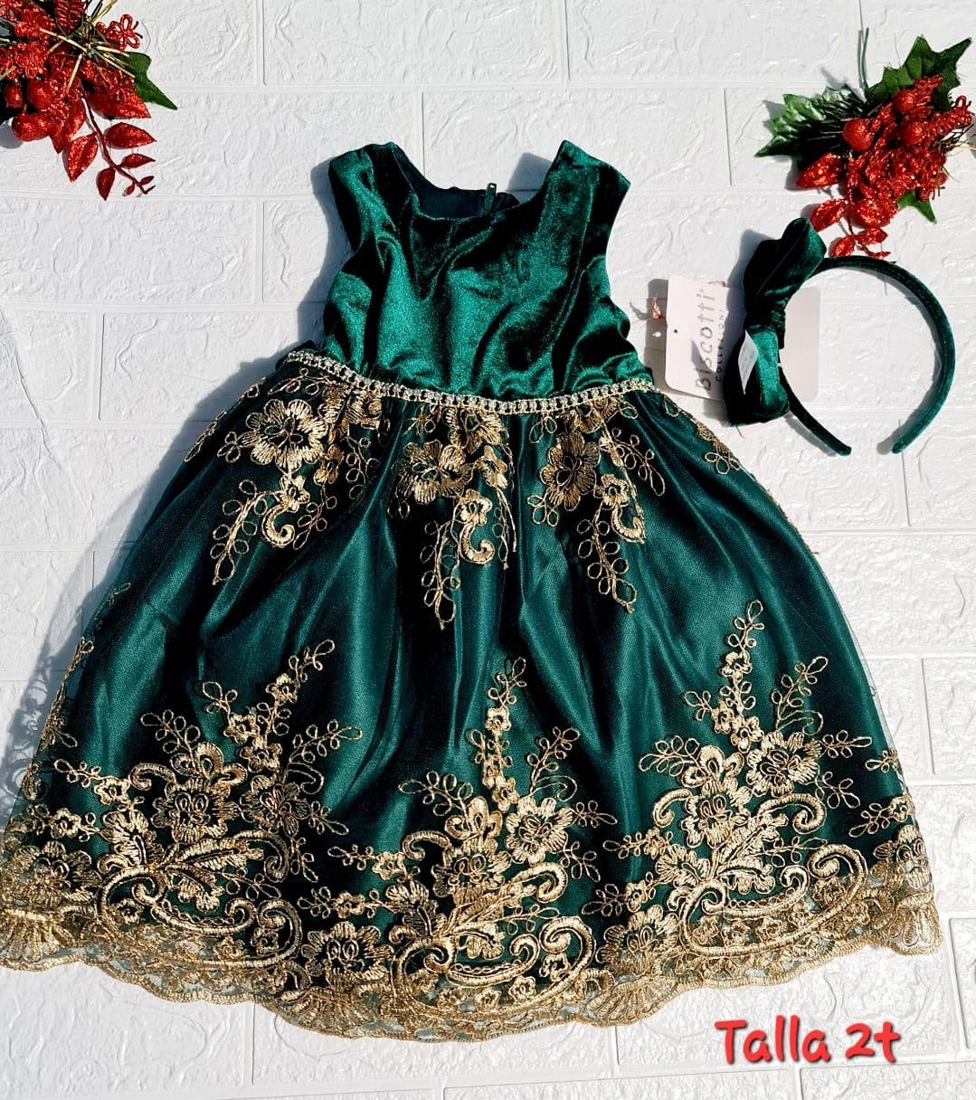vestido Verde Niña