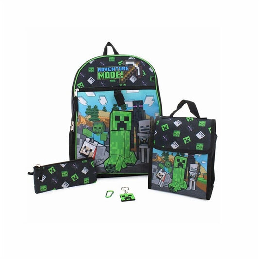 5 Piezas Mochila Minecraft