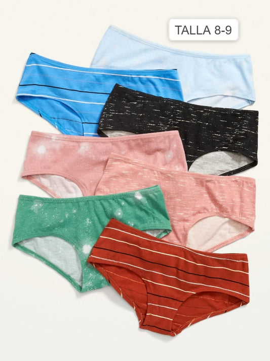 7 Pack Panties Niña