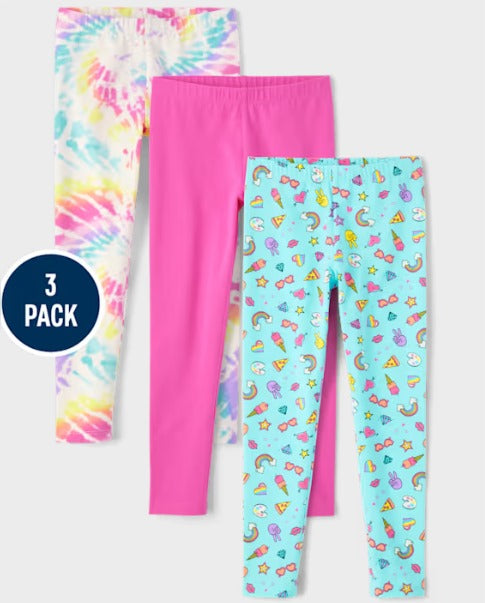 Set 3 Leggings Niña