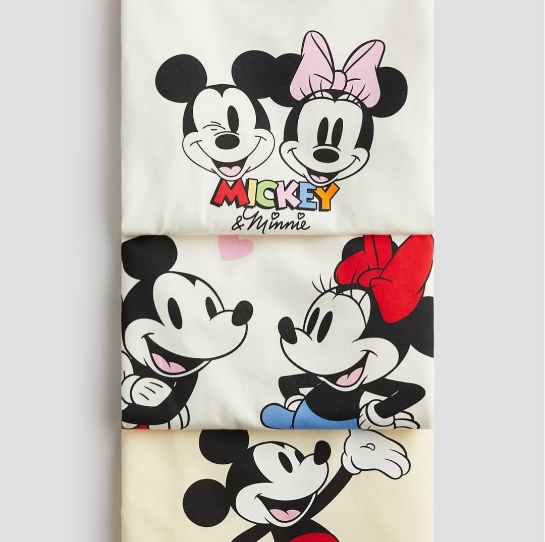 Set 3 Camisas Minnie Mouse