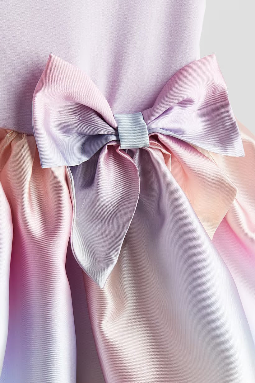 Vestido morado niña