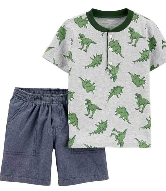 Set 2 piezas Dinosaurio Niño