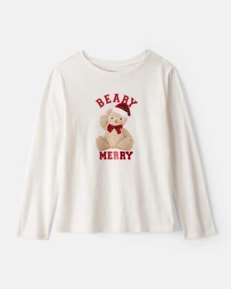 CAMISA MANGA LARGA OSO NIÑA