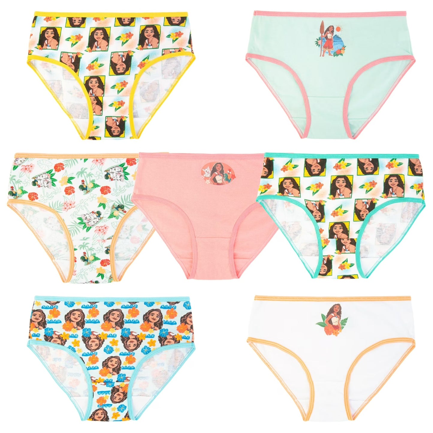 7 Pack Panties Moana Niña