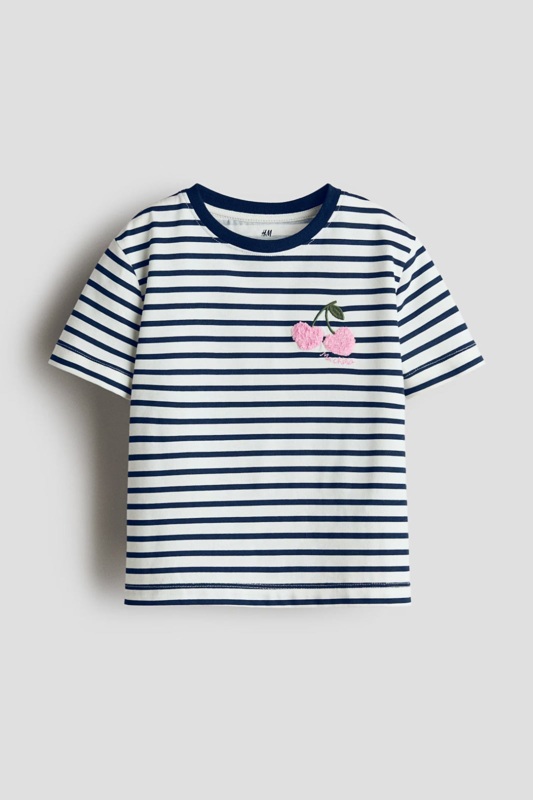 Camisa Rayada de Cereza Niña