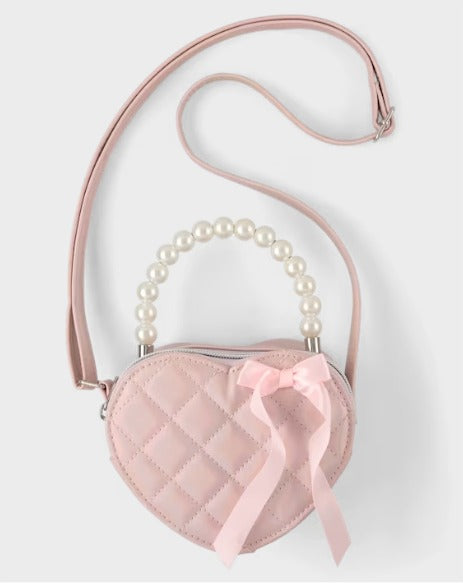 Cartera Corazon Rosa Niña