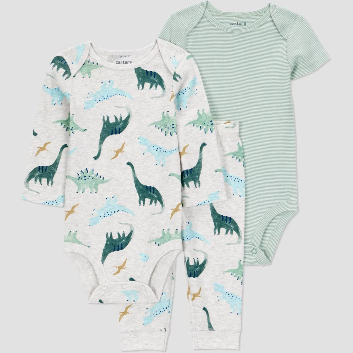Set 3 Piezas Dinosaurio Bebe Niño