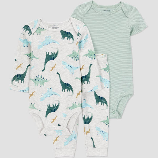 Set 3 Piezas Dinosaurio Bebe Niño