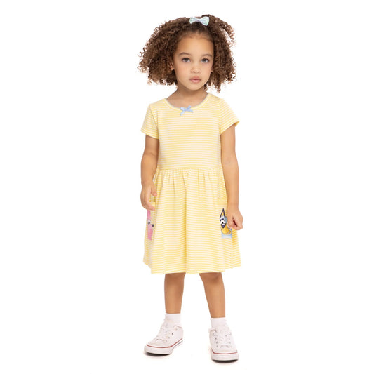 Vestido Bluey Rayado