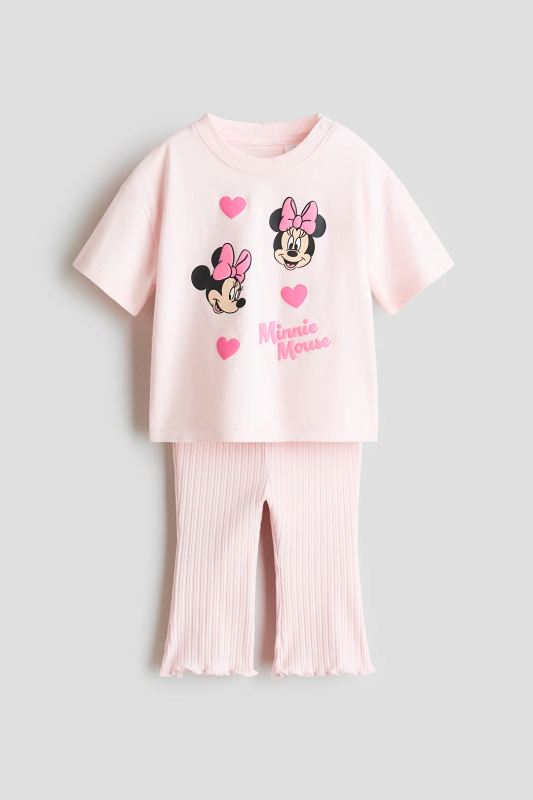 Set 2 Piezas Rosa Minnie Mouse Niña