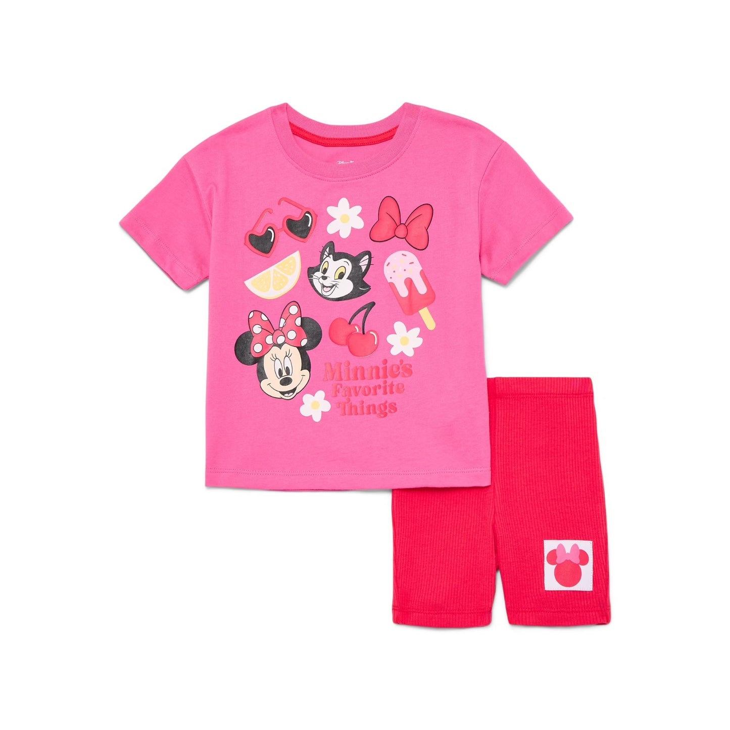 Set 2 Piezas Rosa Minnie Mouse Niña