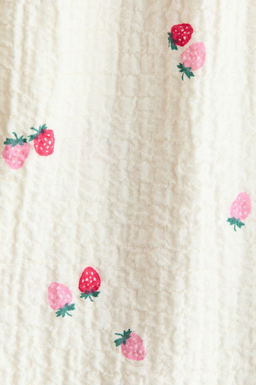 Set 2 Piezas Blanco de Fresas Niña