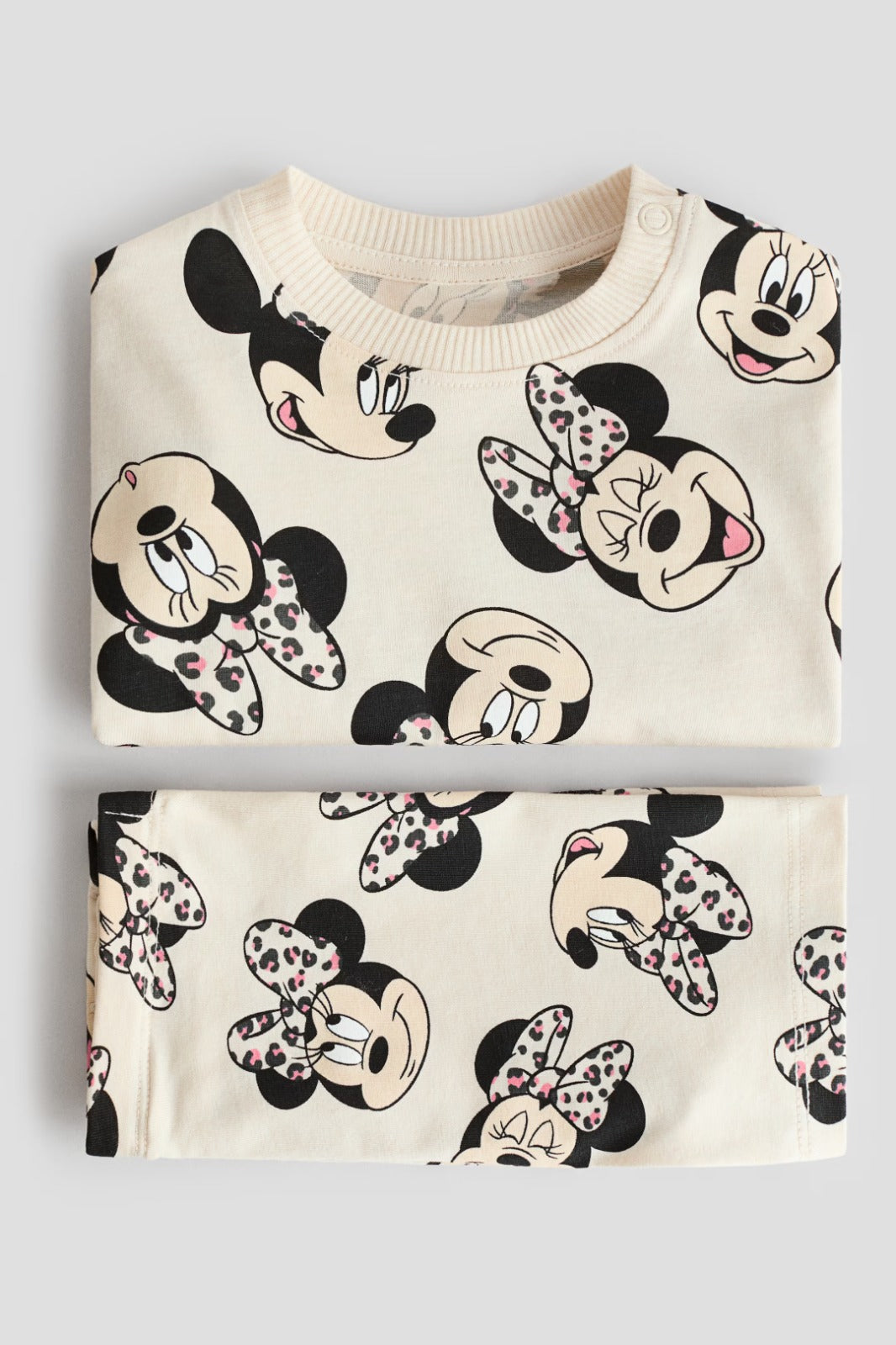 Set 2 Piezas Beige Minnie Mouse Niña