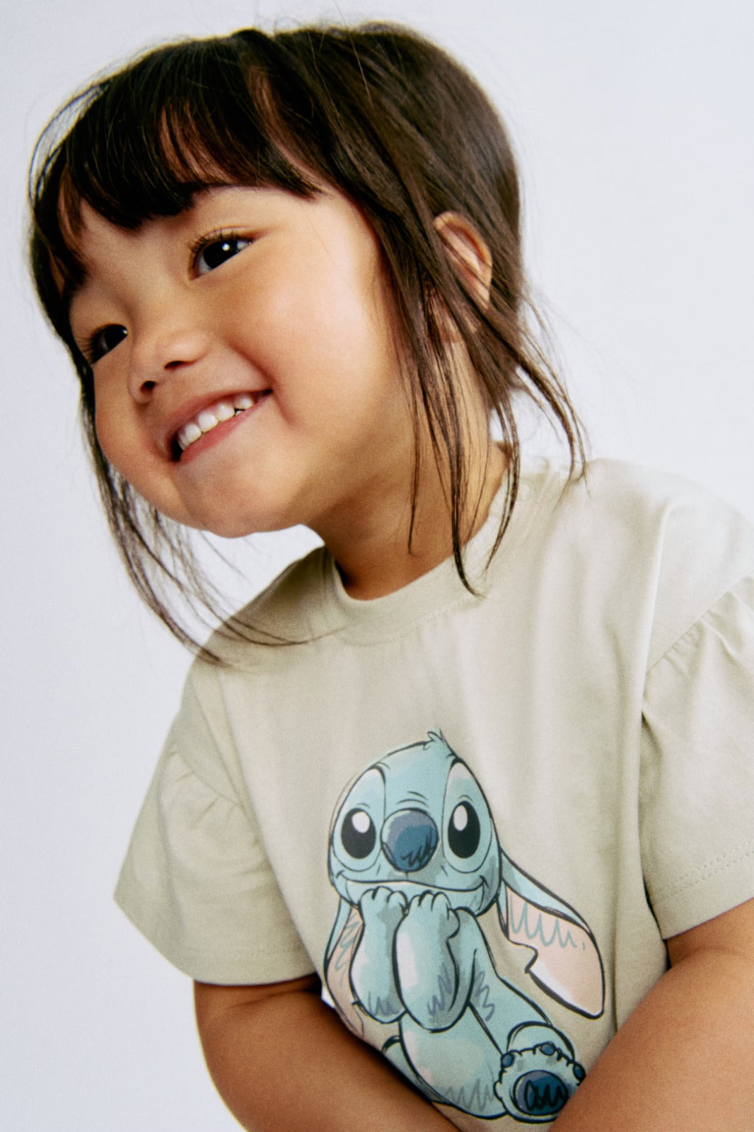 Set 2 Piezas Stitch Verde Niña