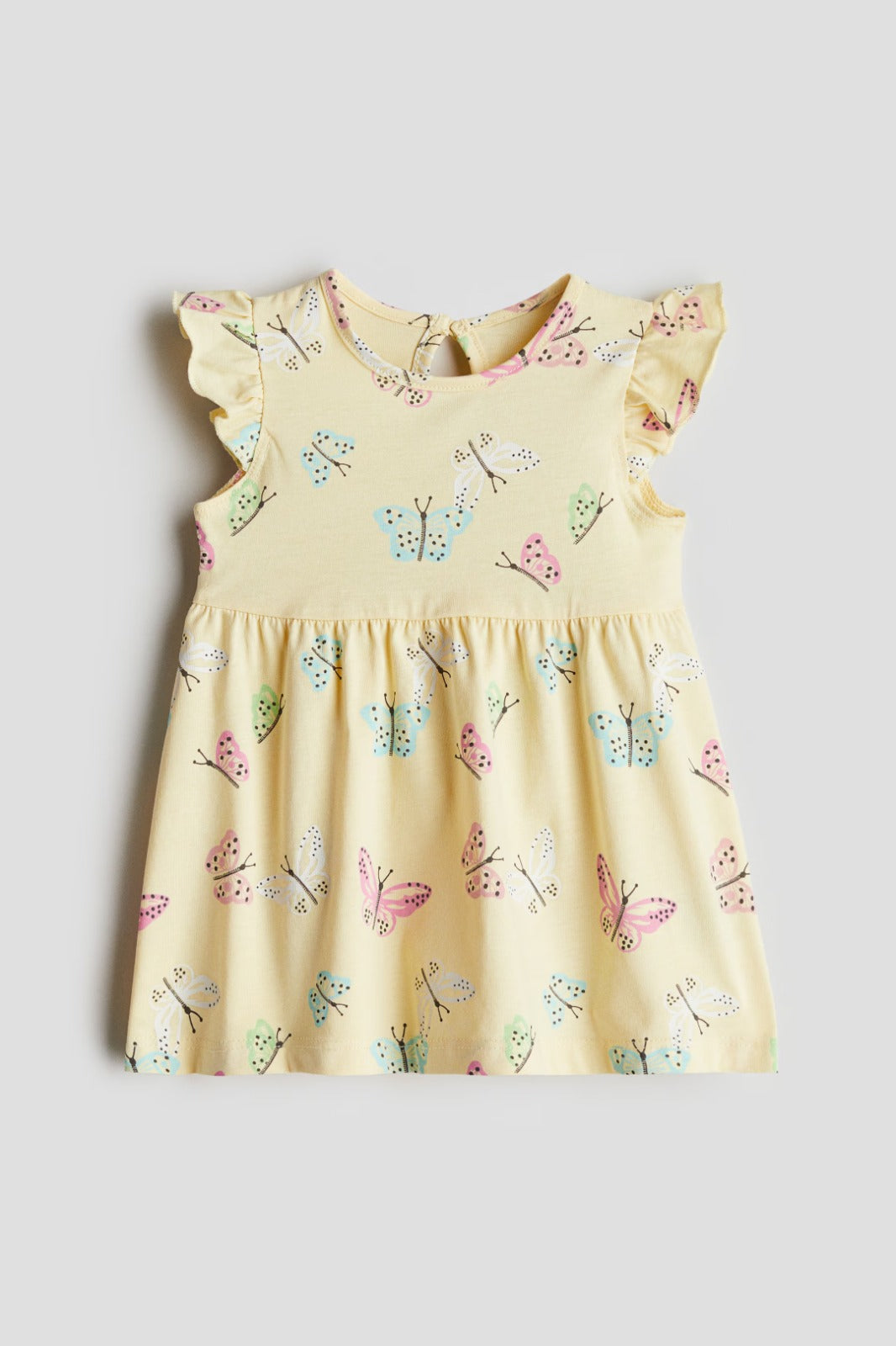 Vestido Amarillo Mariposas