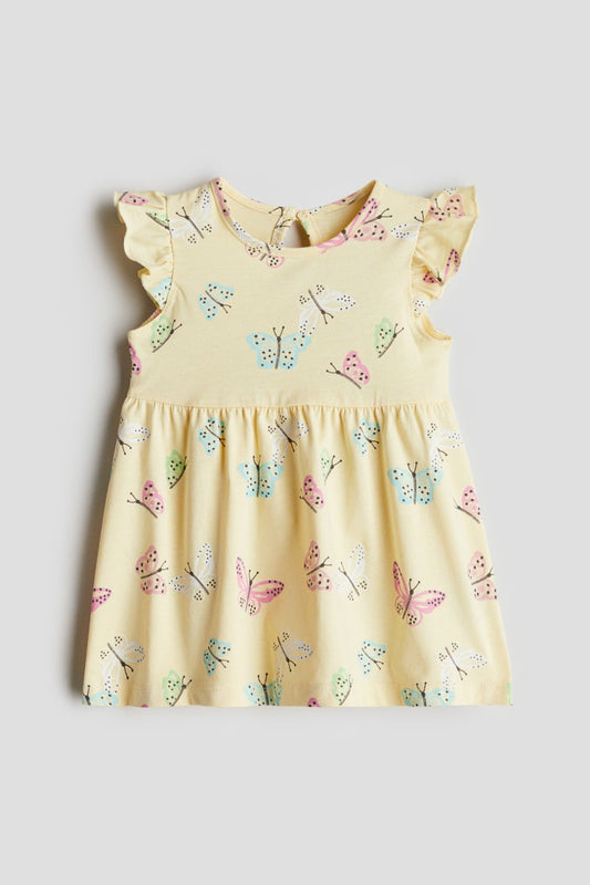 Vestido Amarillo Mariposas