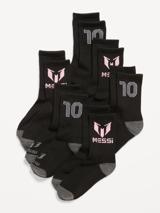 6 Pack Calcetines Messi Niño