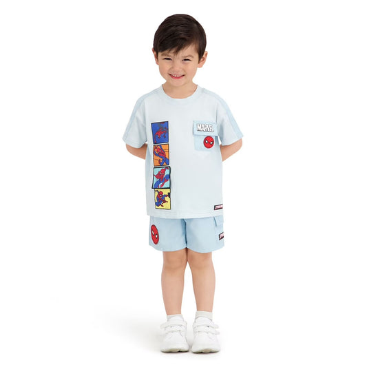 Set 2 Piezas Spiderman Azul