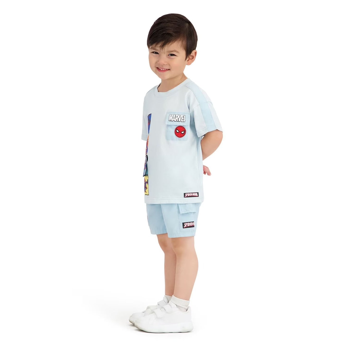 Set 2 Piezas Spiderman Azul