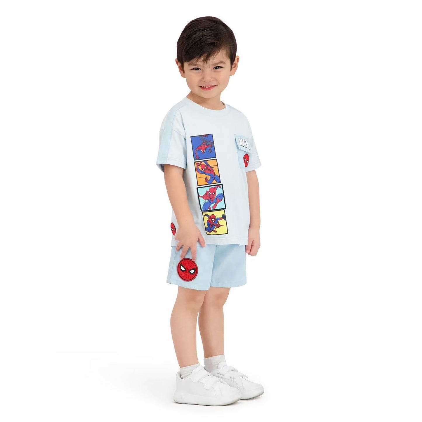 Set 2 Piezas Spiderman Azul