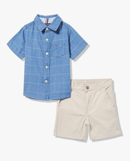 Set 2 Piezas Azul Formal Niño Tommy Hilfiger